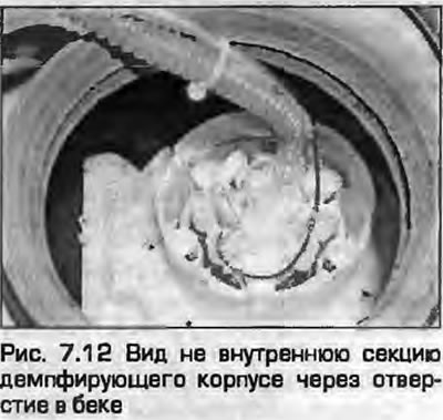 12. Павярніце ўнутраную секцыю дэмпфуючага корпуса супраць гадзіннікавай стрэлкі прыблізна на 15° і…