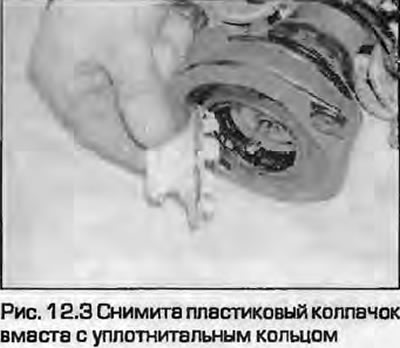 3. Uklonite plastični poklopac zajedno s brtvenim prstenom (Sl. 12.3).