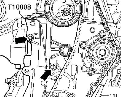 10.10. Timing belt tensioner fastener