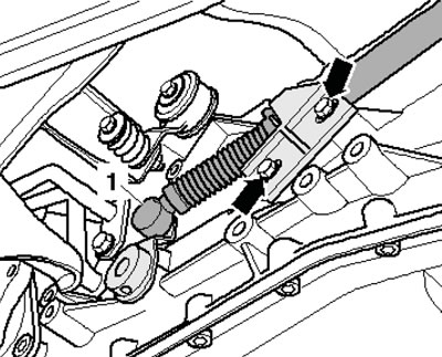 3.14. Selector cable on selector shaft