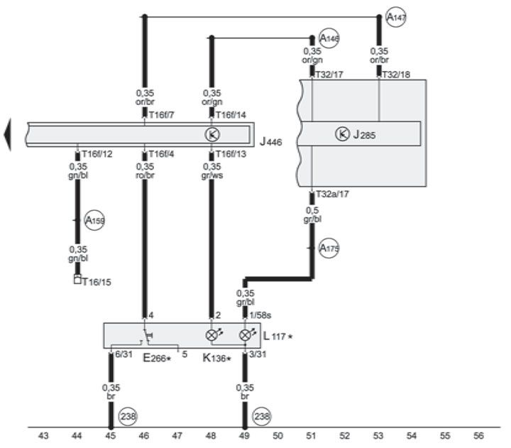 21-4 Parking Assist Module, Switch