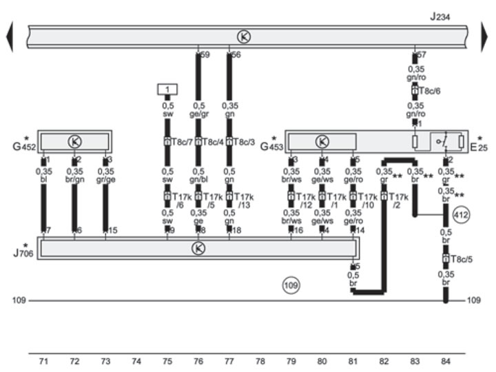22-6 Seat occupied detection module, seat pressure sensor, seat occupied detection belt tension…