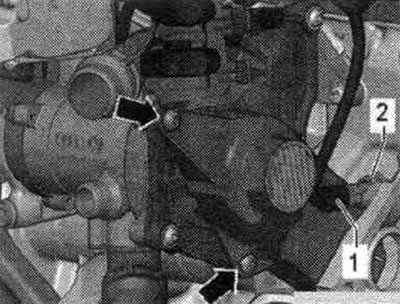 Pozycja montażowa czujnika ciśnienia oleju, poziom 3 «F447»