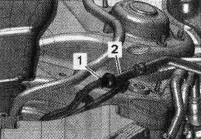 Изключете горивото. магистрали «1 и 2». Свалете капака на предната броня и бронята. Приведете в…