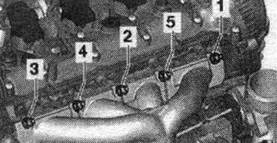 1. Затегнете болтовете до 5 Nm; 2. Затегнете болтовете с въртящ момент от 12 Nm; 3. Затегнете…