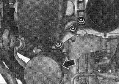 Разкачете масления филтър, като използвате лентата за опъване Hazel «2171-1» или ключа за маслен…