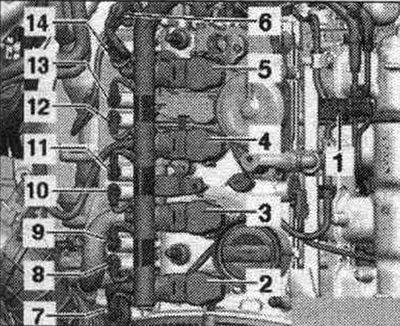 6. Ламбда сонда «G39» и грејни елемент ламбда сонде «Z19».