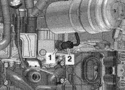 1. Сензор за ниско налягане на маслото «F378»: налягане на превключване 0,75...1,05 бара, със сива…