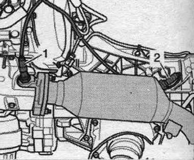 1. Lambda sonda 2 «G108» s vykurovacím prvkom lambda sondy 2 «Z28». 2. Lambda sonda 2 za…
