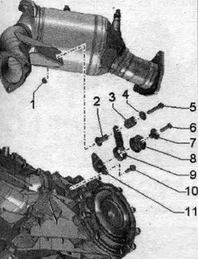 1. Matica, 23 Nm. 2. Rozpínacie puzdro. 3. Tlaková pružina. 4. Podložka. 5. Skrutka. 6. Skrutka, 23…