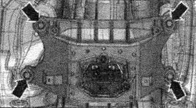 Пометить фломастером на лонжеронах монт. положение подрамника и туннельной поперечины.…