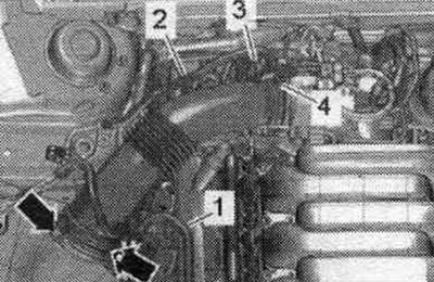 Вивільнити палив. магістраль «1» та провід «2» до абсорберу з активованим вугіллям на…