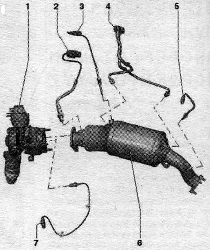 1. Турбонагнетатель: с позиционным датчиком регулятора давления наддува «G581».