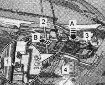 Не до конца снять резиновое уплотнение крышки водоотводящего короба с гайки «1». Выкрутить гайку…