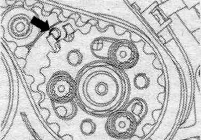 The camshaft hub must be secured with the fuel pump locking pin. injection «3359». «Arrows» should…