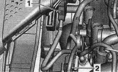 1. Блок за управление на NOx сензора «J583». 2. Система на радиаторната помпа. рециркулация на…