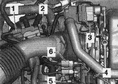 1. Сензор за диференциално налягане «G505». 2. Електрически конектор за сензор за температура на…