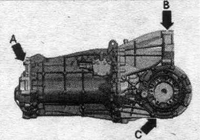 «Стрэлка А» - Механічная КП 0В1; «Стрэлка У» - Літарнае абазначэнне і дата вытворчасці; «Стрэлка С»…