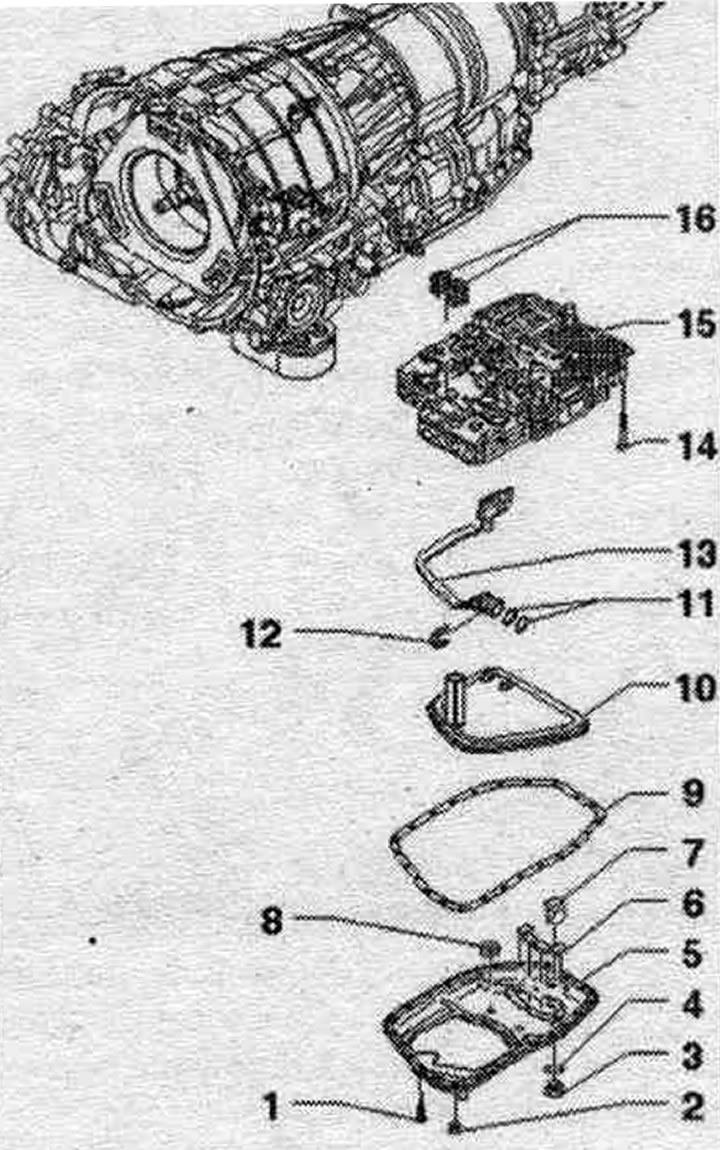 1. Болт: 13 штук, замяніць; 2,5 Нм + 90°; выконваць паслядоў, зацяжкі; алейны паддон да КП.