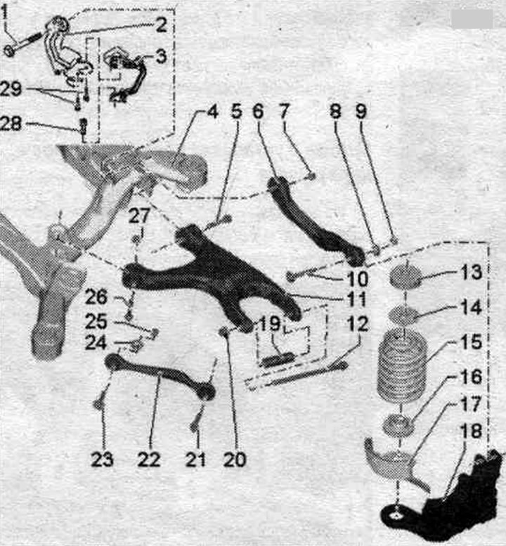 1. Болт: 70 Нм + 180°: замяняць пры зняцці; зацягваць толькі ў становішчы а/м без нагрузкі.
