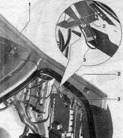 1. Эл. рухавік адчынення лючка бензабака «V155».