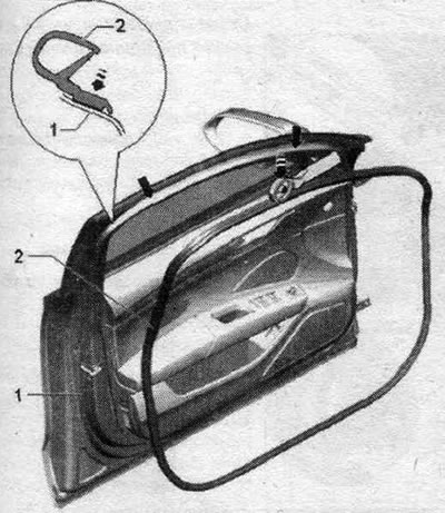 1. Пярэдняя дзверы.