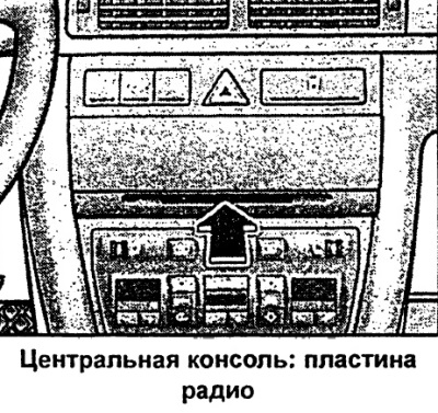 Радио се налази испод плоче.