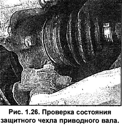 Користећи светло, прегледајте гумене чизме ЦВ зглоба тако што ћете их стиснути да бисте отворили…