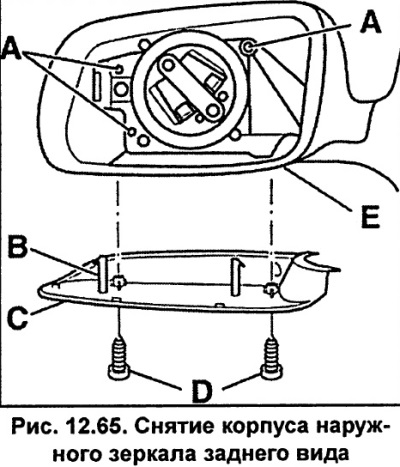 Как разобрать боковое зеркало тойота Exterior rear view mirror housing (Audi A6 C5, 1997-2004 / Body / Exterior) Audi