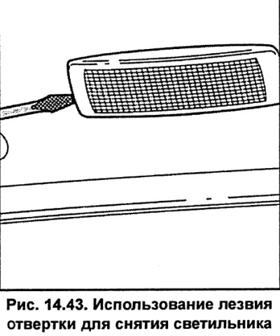 Insert a thin screwdriver blade into the groove of the lamp, press against the action of the…