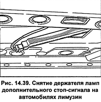 Отворите поклопац пртљажника. Са дна задње полице повуците и уклоните држач лампе са копчи…