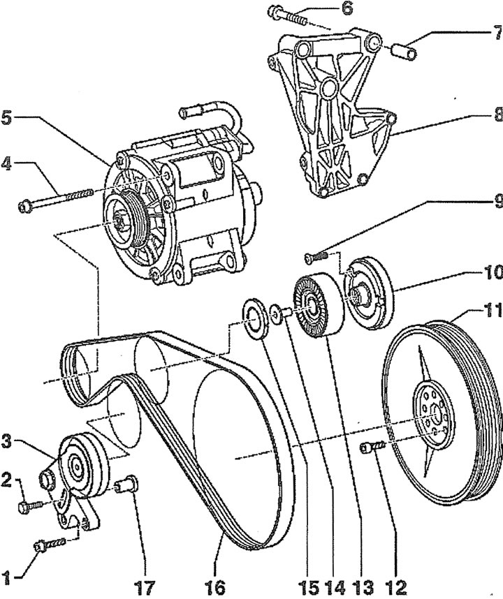 5.0. Прывад генератара: