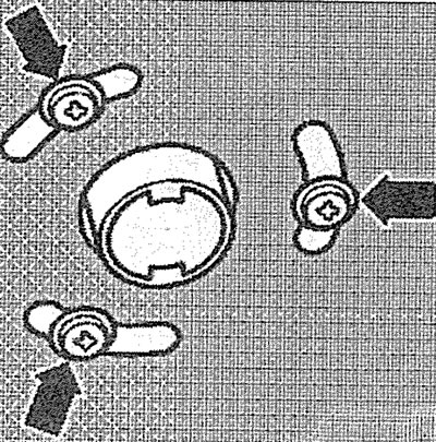 6.3 Unscrew the bolts (see arrows) fastening the parking heater pipe to the noise insulation…