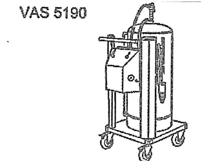 3.1. Спеціальний пристрій для відкачування палива VAS 5190