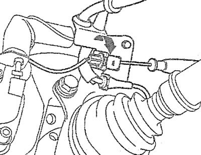 3.3. Press the plug with a screwdriver, turn it 90° at the same time and remove it from the holder