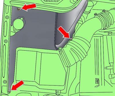 Замена фильтрующего элемента воздушного фильтра