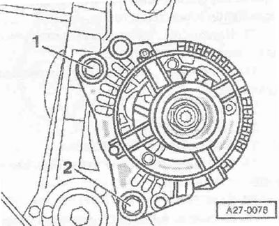 Развийте болтовете със стрелки и свалете скобата на спомагателния модул.