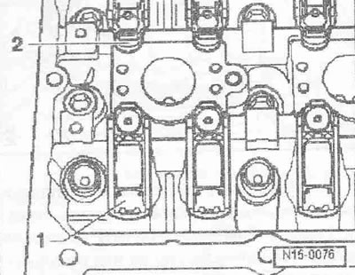 Внимателно! Риск от запушване на каналите на системата за смазване поради излишък на уплътнител.…