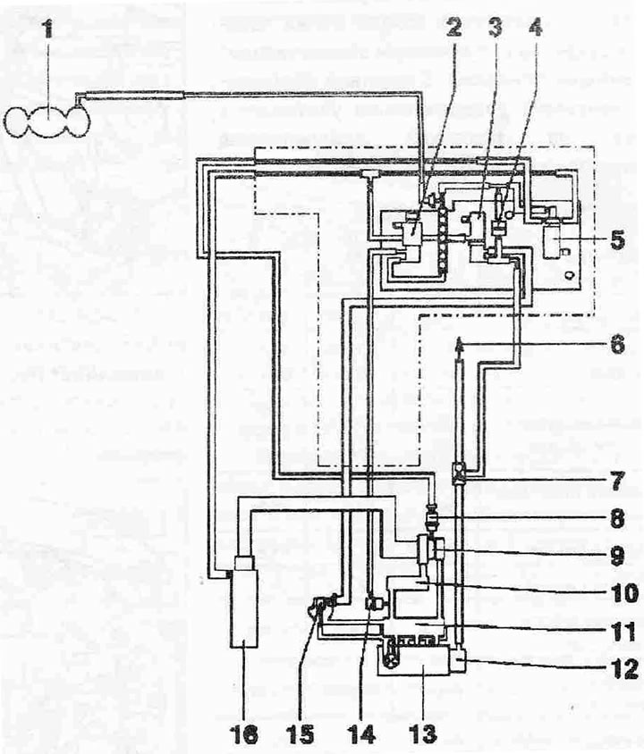Схема на свързване на вакуумен маркуч: