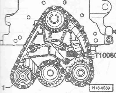 Zaistite vyvažovací hriadeľ kľúčom SW 24/27 «pol. 1», ako je znázornené na obrázku. Kľúč musí byť…