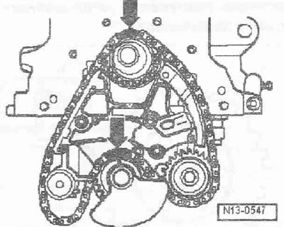 Vložte medziľahlé ozubené koleso do reťaze a priskrutkujte ho k rámu kľukového hriadeľa. Odstráňte…