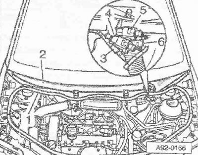 Развийте гайките и болтовете на «стрелката». Издърпайте канала за подаване на свеж въздух напред и…