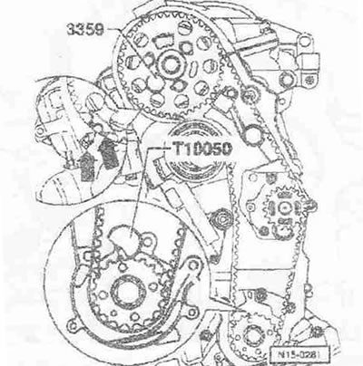 Маркирайте посоката на въртене на зъбчатия ремък с тебешир или флумастер. Разхлабете болтовете…