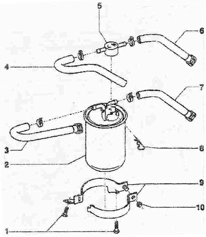 Горивен филтър (до 04.2002г):