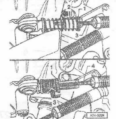Odblokujte páčku voliča prevodovky a zámok lanka radenia, ako je popísané nižšie: zatlačte posuvnú…