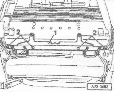 1. Кранштэйны isofix. Зняць сядзенне. Зняць абіўку спінкі сядзення з ніжняга боку. Адкруціць балты…