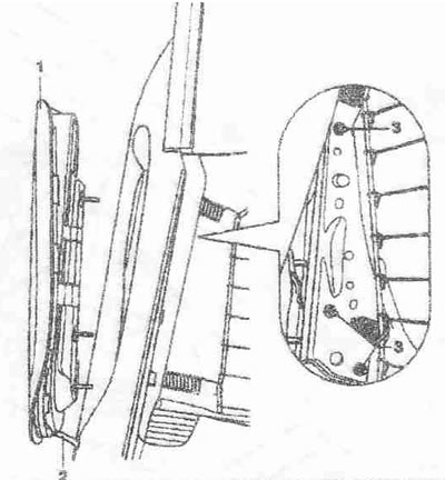 1. Bočný airbag vodiča/spolujazdca. Odpojte záporný pól/kábel batérie. Otvorte obloženie operadla…