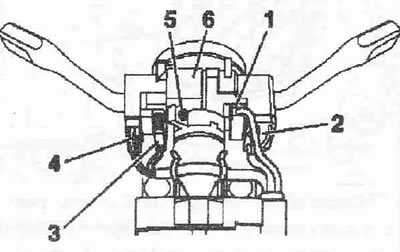 Press the light switch «1» and at the same time turn it to the right «2». Hold the switch in this…