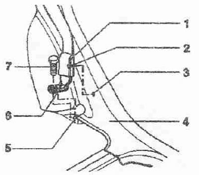 Odistite kryciu dosku «1» pomocou svorky «2» z upínacieho zariadenia «3». 4. Obloženie zadného…