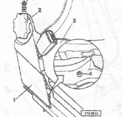Odstráňte sedadlo. Demontujte koliesko nastavenia operadla Na vozidlách s mechanizmom nastavenia…